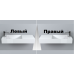 РАКОВИНА ПОДВЕСНАЯ FANCY MARBLE TRILL 800 R/L, БЕЛАЯ, фото 2